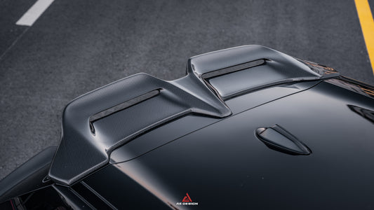 BMW XM / XM Label Red G09 2023-ON with Aftermarket Parts - AE Rear Roof Spoiler Carbon Fiber from ArmorExtend