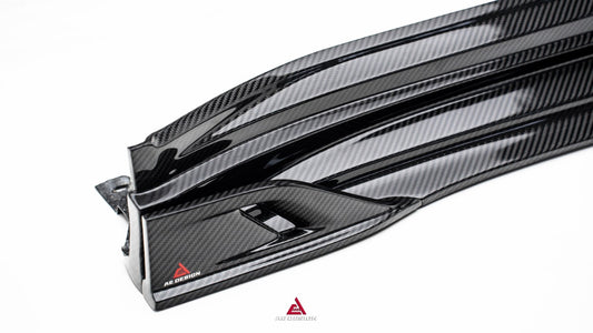 Porsche Panamera 976 Base 4 4S E-Hybird GTS Turbo 2024-ON with Aftermarket Parts - AE Desgin ART Side Skirts Carbon Fiber from ArmorExtend