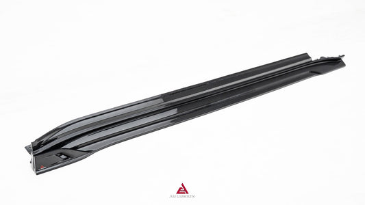 Porsche Panamera 976 Base 4 4S E-Hybird GTS Turbo 2024-ON with Aftermarket Parts - AE Desgin ART Side Skirts Carbon Fiber from ArmorExtend