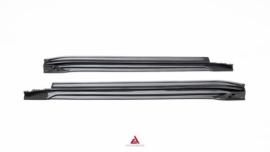 Porsche Panamera 976 Base 4 4S E-Hybird GTS Turbo 2024-ON with Aftermarket Parts - AE Desgin ART Side Skirts Carbon Fiber from ArmorExtend