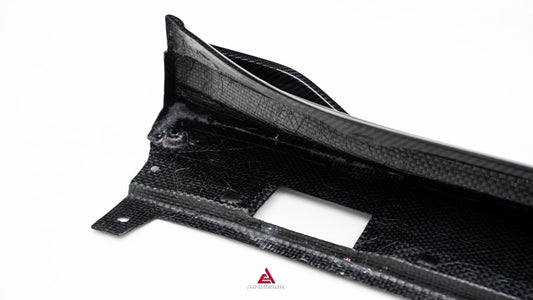 Porsche Panamera 976 Base 4 4S E-Hybird GTS Turbo 2024-ON with Aftermarket Parts - AE Desgin ART Rear Diffuser Carbon Fiber from ArmorExtend