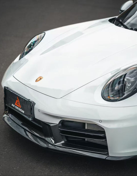 Porsche 911 992.2 Carerra Base/S/T/4S/Targa4S 2025-ON with Aftermarket Parts - Front Intake Vents Replacement Slats Pre-preg Carbon Fiber from Armorextend