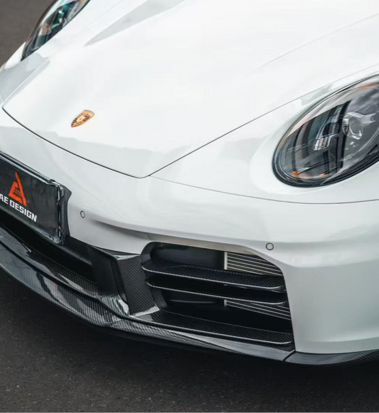 Porsche 911 992.2 Carerra Base/S/T/4S/Targa4S 2025-ON with Aftermarket Parts - Front Intake Vents Replacement Slats Pre-preg Carbon Fiber from Armorextend