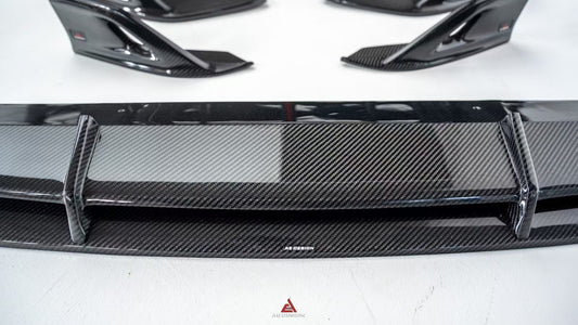 Porsche Cayenne Coupe 9Y0.2 Base/S/E-Hybrid 2024-ON & Cayenne Coupe 9Y3.2 Base/S 2024-ON with Aftermarket Parts - AE Front Lip & Canards Pre-preg Carbon Fiber from ArmorExtend