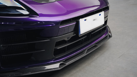 Porsche Panamera 976 Base 4 4S E-Hybird 2024-ON with Aftermarket Parts - AE Desgin ART Front Lip Carbon Fiber from ArmorExtend