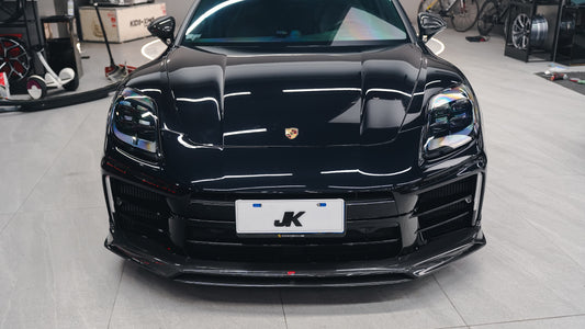 Porsche Panamera 976 Base 4 4S E-Hybird 2024-ON with Aftermarket Parts - SP Front Lip Carbon Fiber from ArmorExtend