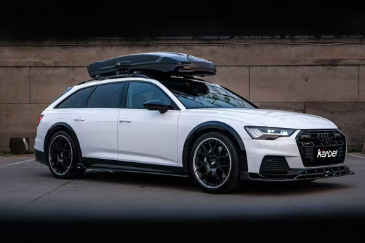 Audi A6 Allroad C8 2020-2022 With Aftermarket Parts - Pre-preg Carbon Fiber Side Skirts from Karbel Carbon