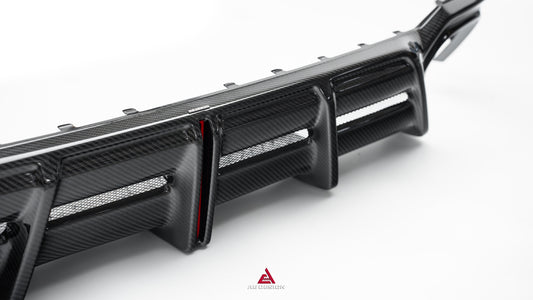 Audi RS4 B9 B9.5 2018-ON with Aftermarket Parts - ART V2 Rear Diffuser Dry Pre-preg Carbon Fiber from ArmorExtend