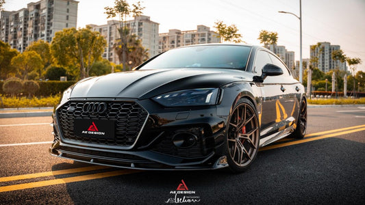 Audi RS5 B9 / B9.5 2017 2018 2019 2020 2021 2022 2023 2024 with Aftermarket Parts - AE Style Front Fenders Carbon Fiber from ArmorExtend