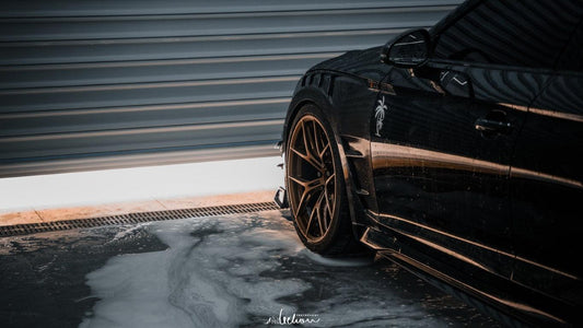 Audi RS5 B9 / B9.5 2017 2018 2019 2020 2021 2022 2023 2024 with Aftermarket Parts - AE Style Front Fenders Carbon Fiber from ArmorExtend