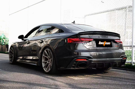 Audi RS5 B9.5 2020-ON with Aftermarket Parts - Rear Diffuser Pre-preg Carbon Fiber from BCTXE Tuning