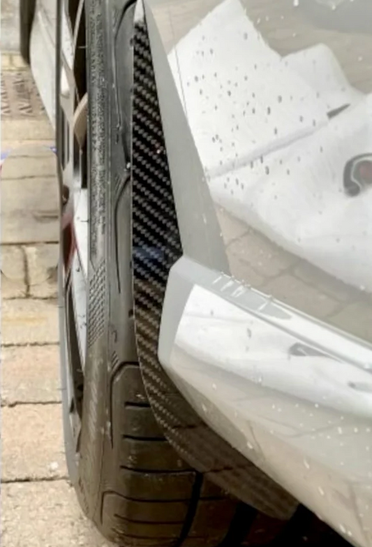 Audi RS3 S3 A3 8V 8V.5 2014 2015 2016 2017 2018 2019 2020 with Aftermarket Parts - Front Arch Guards Dry Pre-preg Carbon Fiber / ABS from Automotive Passion