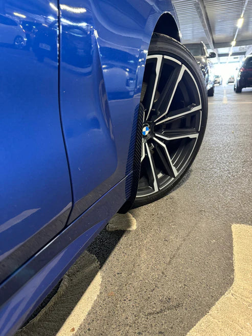 BMW 4 Series M440 430 G22 G23 2020-ON with Aftermarket Parts - Front & Rear Arch Guards Dry Pre-preg Carbon Fiber / ABS from Automotive Passion