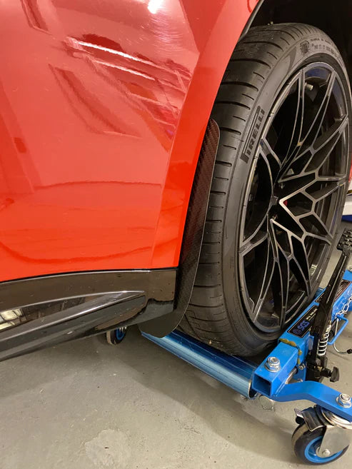 BMW M3 G80 G81 2021-ON with Aftermarket Parts - Front & Rear Arch Guards Dry Pre-preg Carbon Fiber / ABS from Automotive Passion