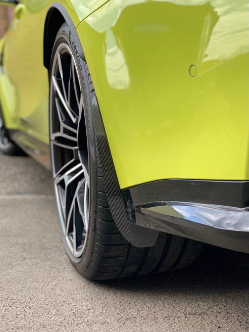 BMW M4 G82 G83 2021-ON with Aftermarket Parts - Front & Rear Arch Guards Dry Pre-preg Carbon Fiber / ABS from Automotive Passion