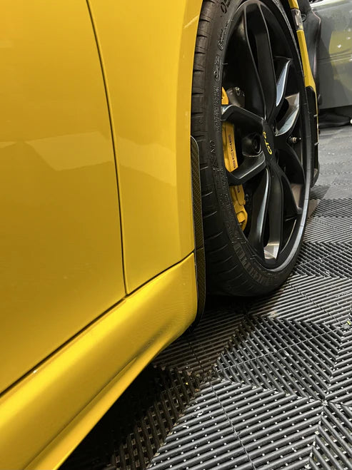 Porsche 981 Cayman & Boxster Base/S/GTS/GT4 2012 2013 2014 2015 2016 with Aftermarket Parts - Front & Rear Arch Guards Dry Pre-preg Carbon Fiber / ABS from Automotive Passion
