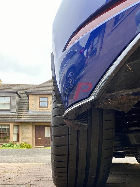 Volkswagen Golf GTI / R MK7 2015 2016 2017 with Aftermarket Parts - Front & Rear Arch Guards Dry Pre-preg Carbon Fiber / ABS from Automotive Passion