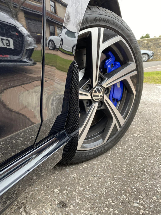 Volkswagen Golf GTI / R MK8 MK8.5 2022-ON with Aftermarket Parts - Front & Rear Arch Guards Dry Pre-preg Carbon Fiber / ABS from Automotive Passion
