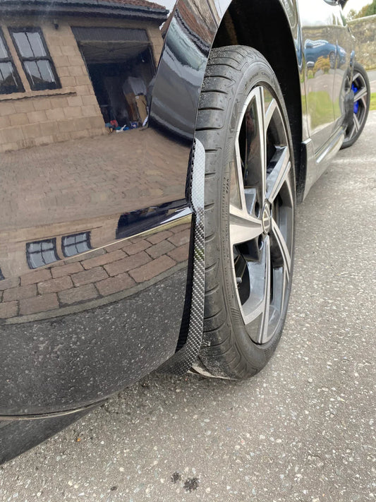 Volkswagen Golf GTI / R MK8 MK8.5 2022-ON with Aftermarket Parts - Front & Rear Arch Guards Dry Pre-preg Carbon Fiber / ABS from Automotive Passion