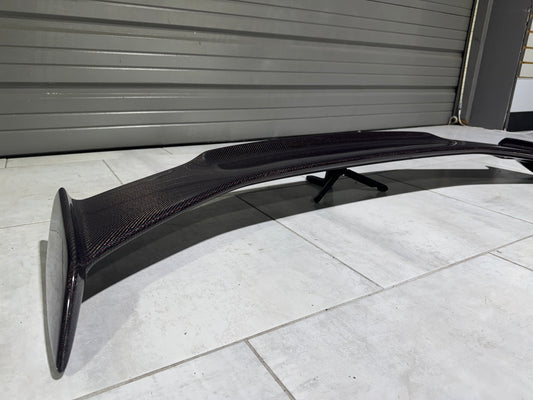 Honda Civic Type-R FL5 2023 2024 with Aftermarket Parts - Modulo Style Rear Spoiler Carbon Fiber from EPR USA