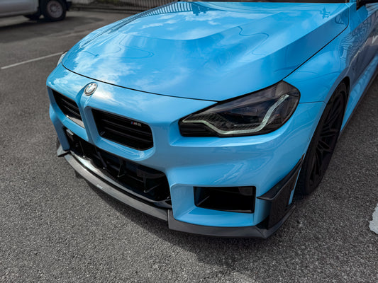 BMW M2 / M2C G87 2023-ON with Aftermarket Parts - Front Lip Pre-preg Carbon Fiber from Karbel Carbon