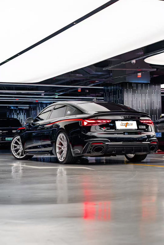 Audi RS5 B9.5 2020-ON with Aftermarket Parts - Rear Diffuser Pre-preg Carbon Fiber from BCTXE Tuning
