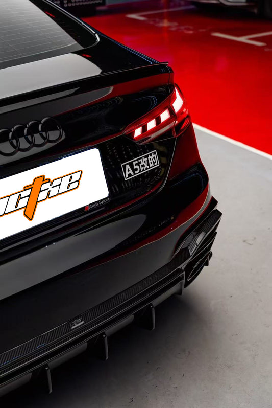 Audi RS5 B9.5 2020-ON with Aftermarket Parts - Rear Diffuser Pre-preg Carbon Fiber from BCTXE Tuning