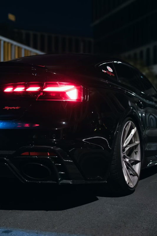 Audi RS5 B9.5 2020-ON with Aftermarket Parts - Rear Diffuser Pre-preg Carbon Fiber from BCTXE Tuning