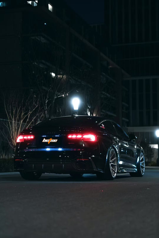 Audi RS5 B9.5 2020-ON with Aftermarket Parts - Rear Diffuser Pre-preg Carbon Fiber from BCTXE Tuning
