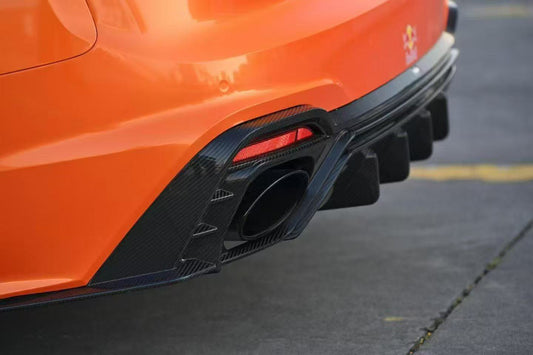 Audi RS5 B9.5 2020-ON with Aftermarket Parts - Rear Diffuser Pre-preg Carbon Fiber from BCTXE Tuning