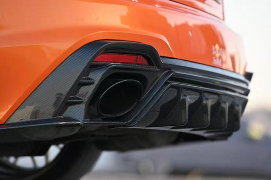 Audi RS5 B9.5 2020-ON with Aftermarket Parts - Rear Diffuser Pre-preg Carbon Fiber from BCTXE Tuning