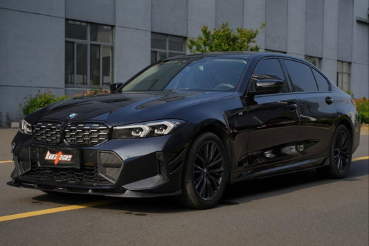 BMW 3 Series 330i (with M-package bumper, does not fit base model) M340i G20 G21 LCI 2023-ON with Aftermarket Parts - Front Intake Vents Cover Carbon Fiber from BCTXE Tuning