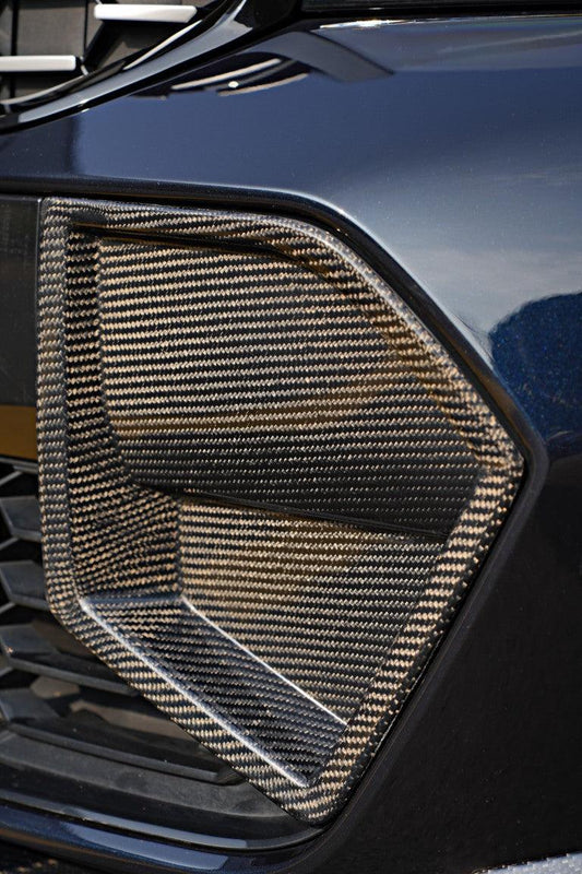 BMW 3 Series 330i (with M-package bumper, does not fit base model) M340i G20 G21 LCI 2023-ON with Aftermarket Parts - Front Intake Vents Cover Carbon Fiber from BCTXE Tuning