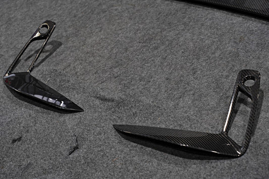 BMW 3 Series 330i (with M-package bumper, does not fit base model) M340i G20 G21 LCI 2023 2024 with Aftermarket Parts - Upper Valences Trim Pre-preg Carbon Fiber from BCTXE Tuning