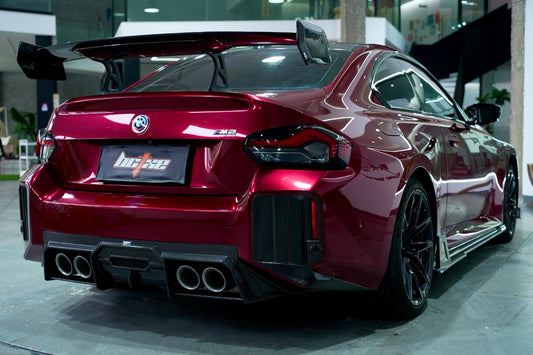 BMW M2/C G87 2023 2024 & 2 Series 230i M240i G42 2022-ON with Aftermarket Parts - Rear Wing Pre-preg Carbon Fiber from BCTXE Tuning
