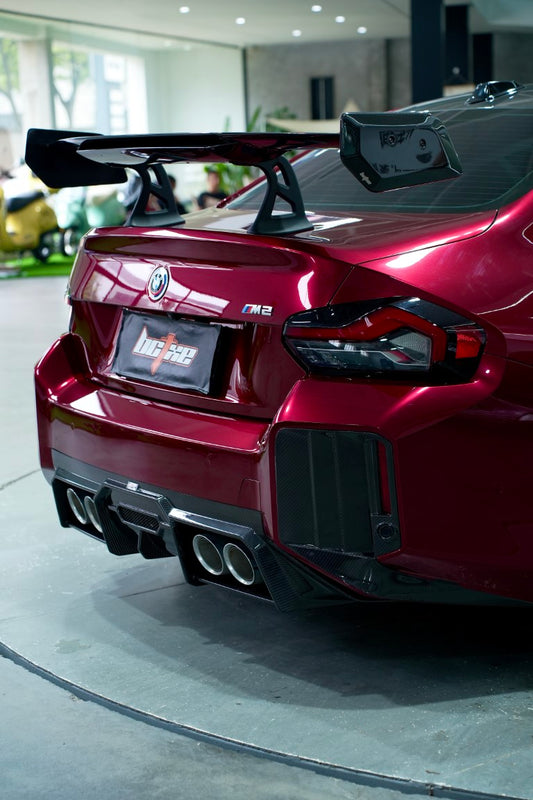 BMW M2 / M2C G87 2023-ON with Aftermarket Parts - Rear Bumper Upper Valences Pre-preg Carbon Fiber from BCTXE Tuning