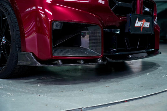BMW M2 / M2C G87 2023 2024 with Aftermarket Parts - Front Lip Pre-preg Carbon Fiber from BCTXE Tuning