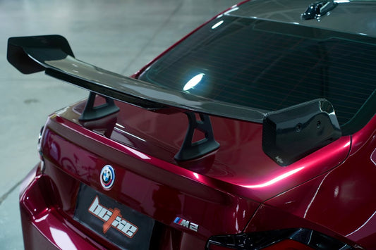 BMW M2/C G87 2023 2024 & 2 Series 230i M240i G42 2022-ON with Aftermarket Parts - Rear Wing Pre-preg Carbon Fiber from BCTXE Tuning