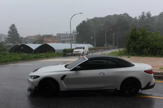 BMW M4 G82 G83 2021-ON with Aftermarket Parts - V2 Side Skirts Pre-preg Carbon Fiber from BCTXE Tuning
