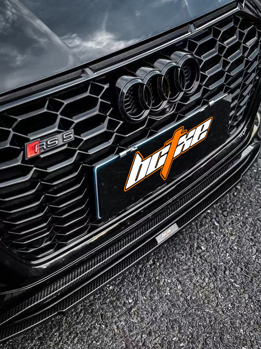Audi RS5 B9.5 2020-ON with Aftermarket Parts - Front Lip Pre-preg Carbon Fiber from BCTXE Tuning