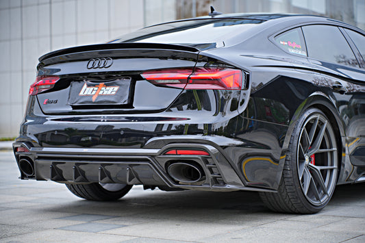 Audi RS5 B9.5 2020-ON with Aftermarket Parts - Rear Diffuser Pre-preg Carbon Fiber from BCTXE Tuning