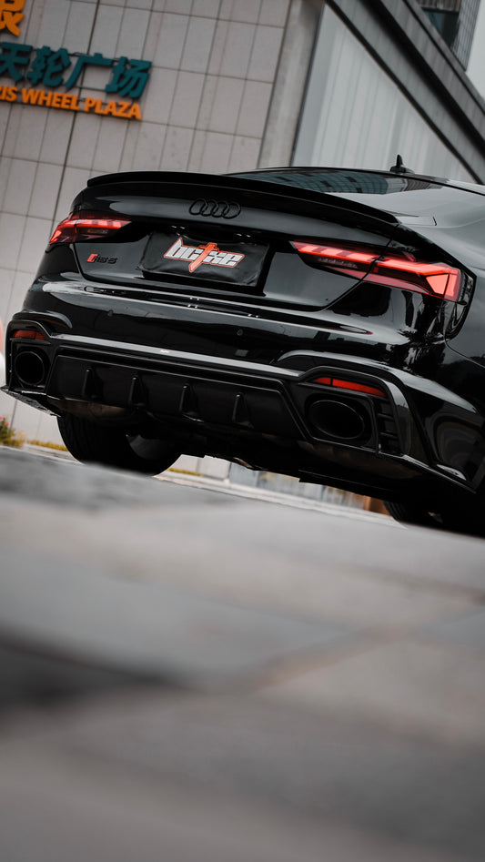 Audi RS5 B9.5 2020-ON with Aftermarket Parts - Rear Diffuser Pre-preg Carbon Fiber from BCTXE Tuning