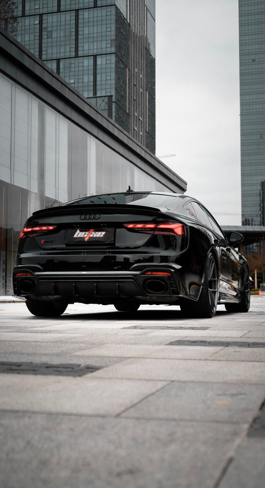 Audi RS5 B9.5 2020-ON with Aftermarket Parts - Rear Diffuser Pre-preg Carbon Fiber from BCTXE Tuning