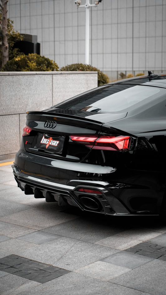 Audi RS5 B9.5 2020-ON with Aftermarket Parts - Rear Diffuser Pre-preg Carbon Fiber from BCTXE Tuning