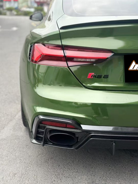 Audi RS5 B9.5 2020-ON with Aftermarket Parts - Rear Diffuser Pre-preg Carbon Fiber from BCTXE Tuning