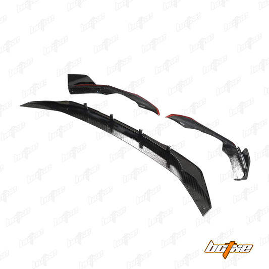 Audi RS6 C8 2020-ON & RS7 C8 2020-ON with Aftermarket Parts - Front Lip Pre-preg Carbon Fiber from BCTXE Tuning