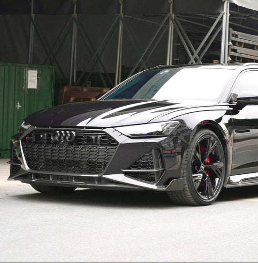 Audi RS6 C8 2020-ON & RS7 C8 2020-ON with Aftermarket Parts - Grill Trill Pre-preg Carbon Fiber from BCTXE Tuning
