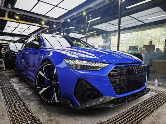 Audi RS6 C8 2020-ON & RS7 C8 2020-ON with Aftermarket Parts - Upper Valences Pre-preg Carbon Fiber from BCTXE Tuning