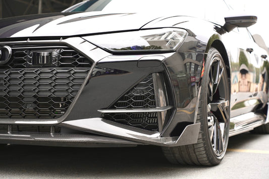 Audi RS6 C8 2020-ON & RS7 C8 2020-ON with Aftermarket Parts - Upper Valences Pre-preg Carbon Fiber from BCTXE Tuning