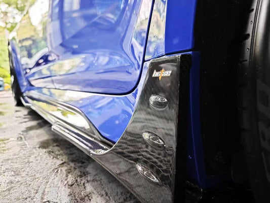 Audi RS6 C8 2020-ON with Aftermarket Parts - V1 Rear Roof Spoiler Carbon Fiber from BCTXE Tuning